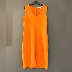 NWOT St John Wool Knit Dress - orange / size 6